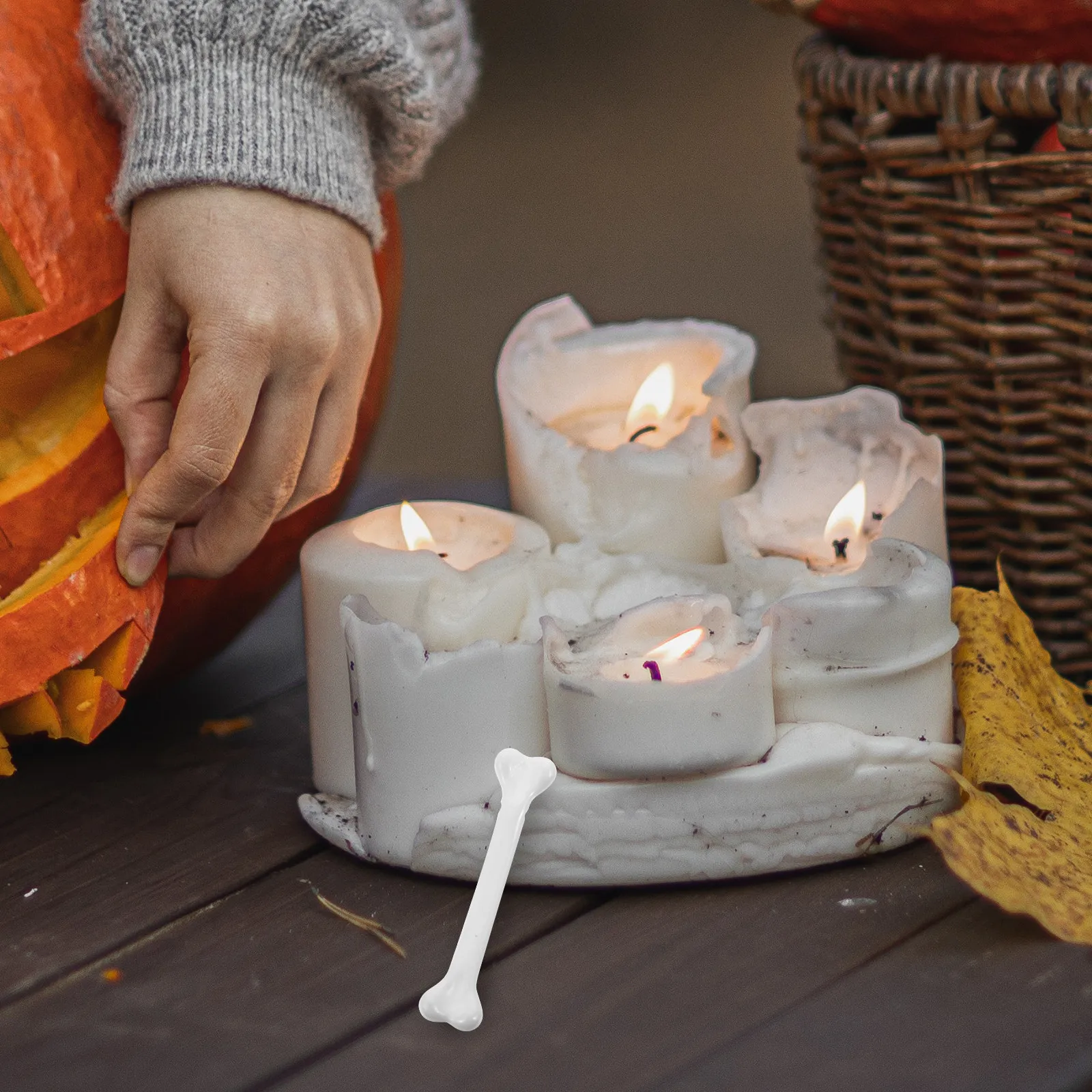12 шт. белых миниатюрных искусственных пластиковых костей для декора, аксессуары для Хэллоуина, реквизит для дома с привидениями, DIY
12 шт. белых миниатюрных искусственных пластиковых костей для декора, аксессуары для Хэллоуина, реквизит для дома с привидениями, DIY