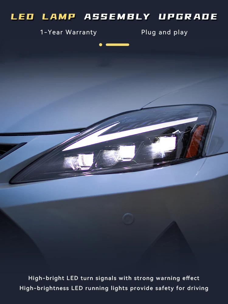 Стайлинг фар для Lexus IS200 IS250 IS300 IS350 2006-2012 Передняя линза DRL Фара Светодиодные лампы Автомобильные вещи Автомобильный мобильный аксессуар
Стайлинг фар для Lexus IS200 IS250 IS300 IS350 2006-2012 Передняя линза DRL Фара Светодиодные лампы Автомобильные вещи Автомобильный мобильный аксессуар