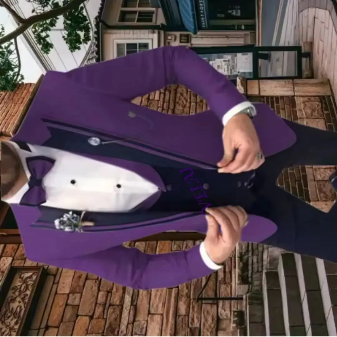 Customized Men's Slim Fit Costume Suit Single Button Lapel Fashion Business Dress for Graduation Balls Party
Customized Men's Slim Fit Costume Suit Single Button Lapel Fashion Business Dress for Graduation Balls Party