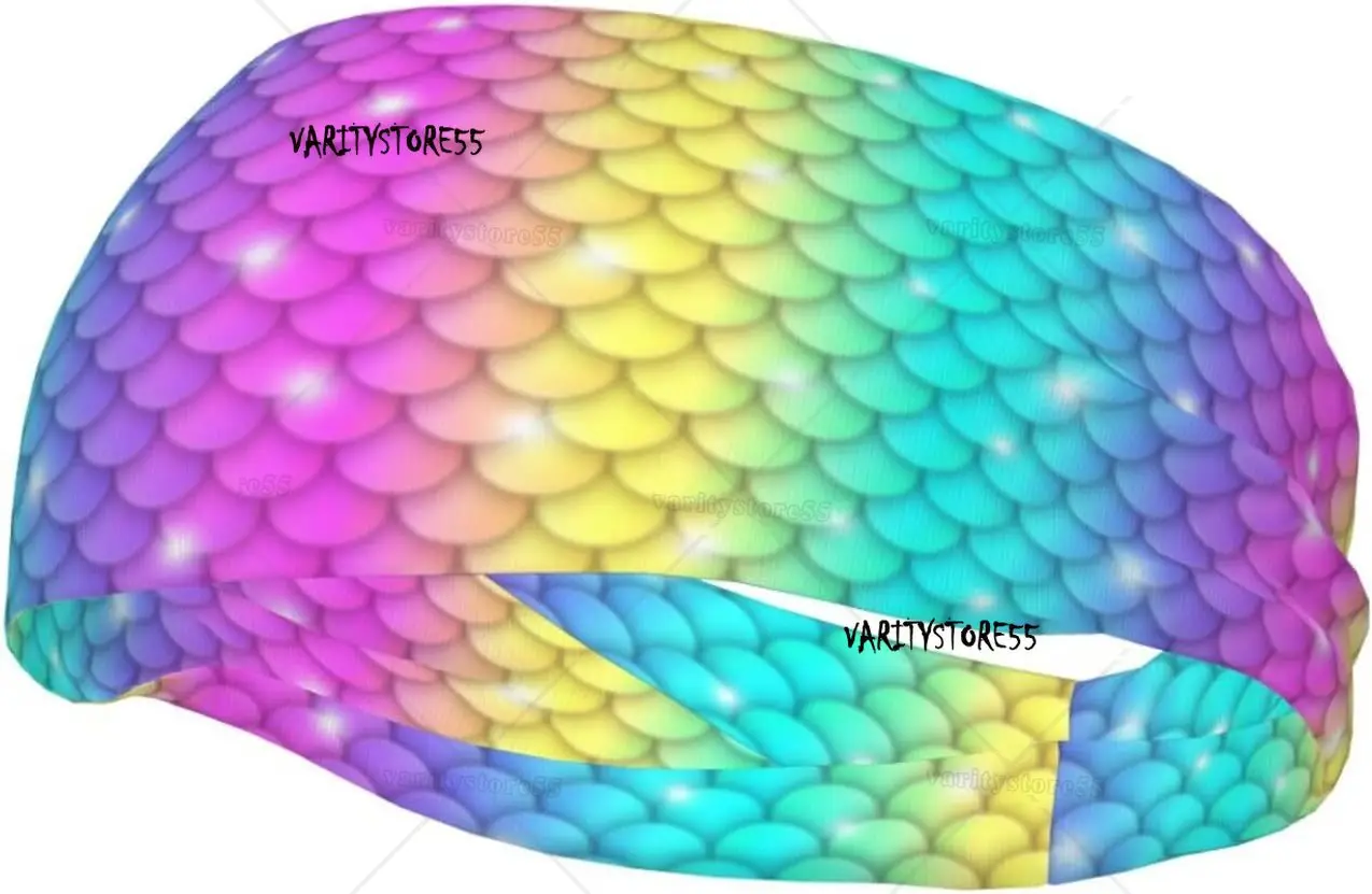 Rainbow Scales Print Sports Headband for Men Wome Reused Washed Mens Headband Sweat Bands for Running Yoga Fitness Workout
Rainbow Scales Print Sports Headband for Men Wome Reused Washed Mens Headband Sweat Bands for Running Yoga Fitness Workout