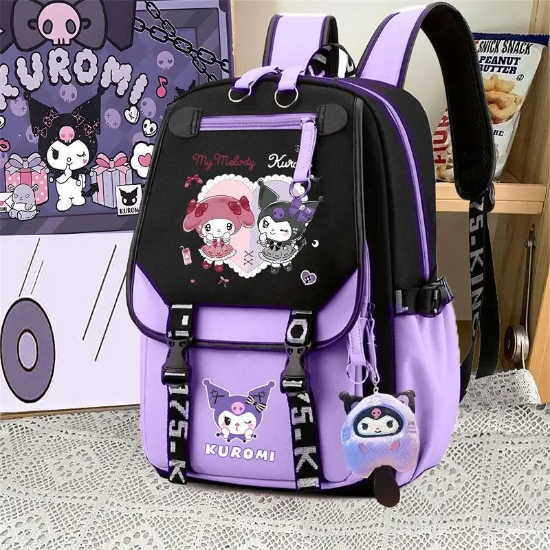 Kuromi аниме студенческий школьный рюкзак Sanrio kawaii мультфильм для девочек большой емкости защита позвоночника рюкзак для снижения нагрузки модный
Kuromi аниме студенческий школьный рюкзак Sanrio kawaii мультфильм для девочек большой емкости защита позвоночника рюкзак для снижения нагрузки модный