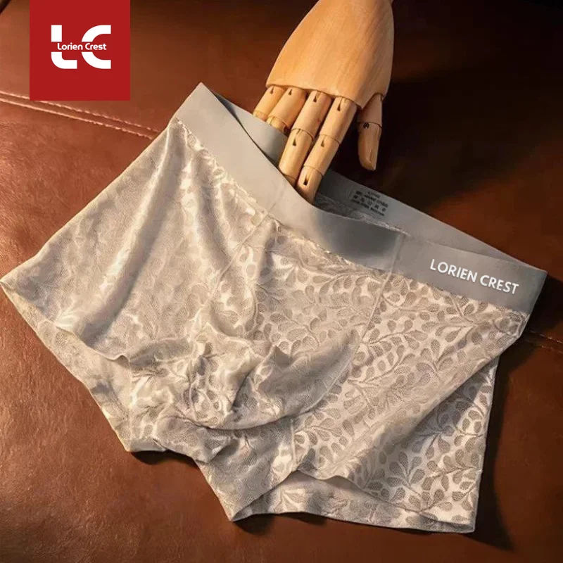 3pcs Men's Jacquard Lace Ice Silk Boxer Cool Feeling Nylon Underwear U Convex Pouch Breathable Seamless Sexy Male Underpants
3pcs Men's Jacquard Lace Ice Silk Boxer Cool Feeling Nylon Underwear U Convex Pouch Breathable Seamless Sexy Male Underpants