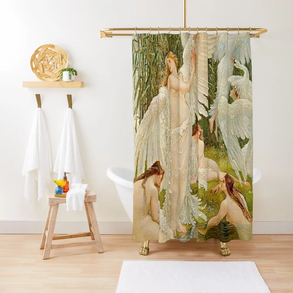 “Swan Maidens” by Walter Crane (1887) Shower Curtain Funny Shower For Bathroom Waterproof Fabric Bathroom Curtain
“Swan Maidens” by Walter Crane (1887) Shower Curtain Funny Shower For Bathroom Waterproof Fabric Bathroom Curtain