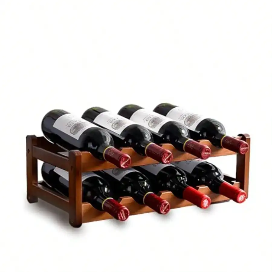 Tabletop Wine RacksBamboo Wine Rack Kitchen Countertop Storage Cabinet Shelf Pantry Wine Holder 2-Tiers 8-Bottles
Tabletop Wine RacksBamboo Wine Rack Kitchen Countertop Storage Cabinet Shelf Pantry Wine Holder 2-Tiers 8-Bottles