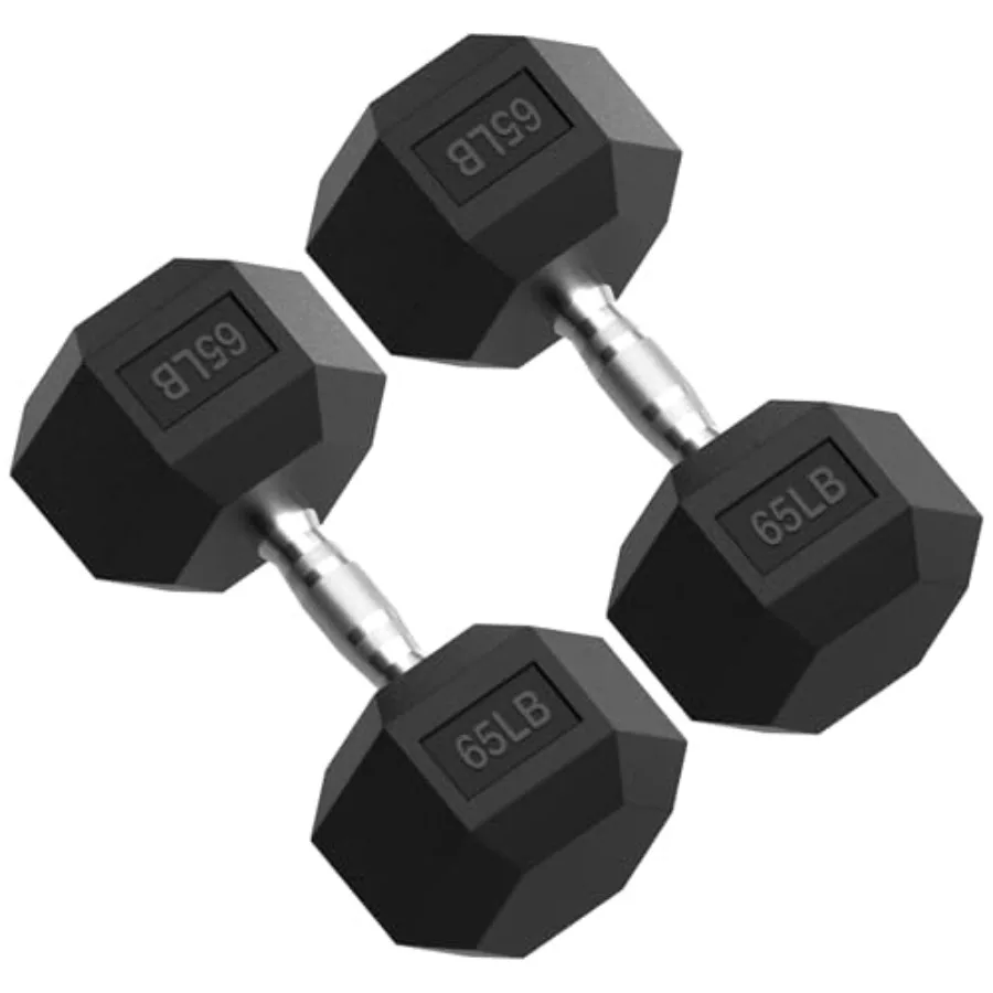 Набор гантелей HEX 2.5-125 фунтов с резиновым покрытием для домашнего спортзала, черные гантели для силовых тренировок, фитнес-весы для женщин и мужчин
Набор гантелей HEX 2.5-125 фунтов с резиновым покрытием для домашнего спортзала, черные гантели для силовых тренировок, фитнес-весы для женщин и мужчин