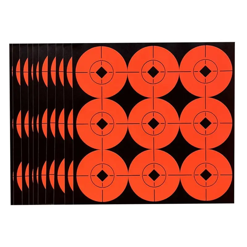 AEF6-3 Inches Shooting Targets Set Target Spots Orange Bright High-Contrast Self-Adhesive Bull's Eyes Paper Shooting Targets
AEF6-3 Inches Shooting Targets Set Target Spots Orange Bright High-Contrast Self-Adhesive Bull's Eyes Paper Shooting Targets