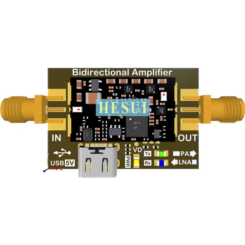 PuNeng GDM2628 Doherty 2.4G two-way power amplifier WiFi remote control range extension 4W 32dB gain
PuNeng GDM2628 Doherty 2.4G two-way power amplifier WiFi remote control range extension 4W 32dB gain