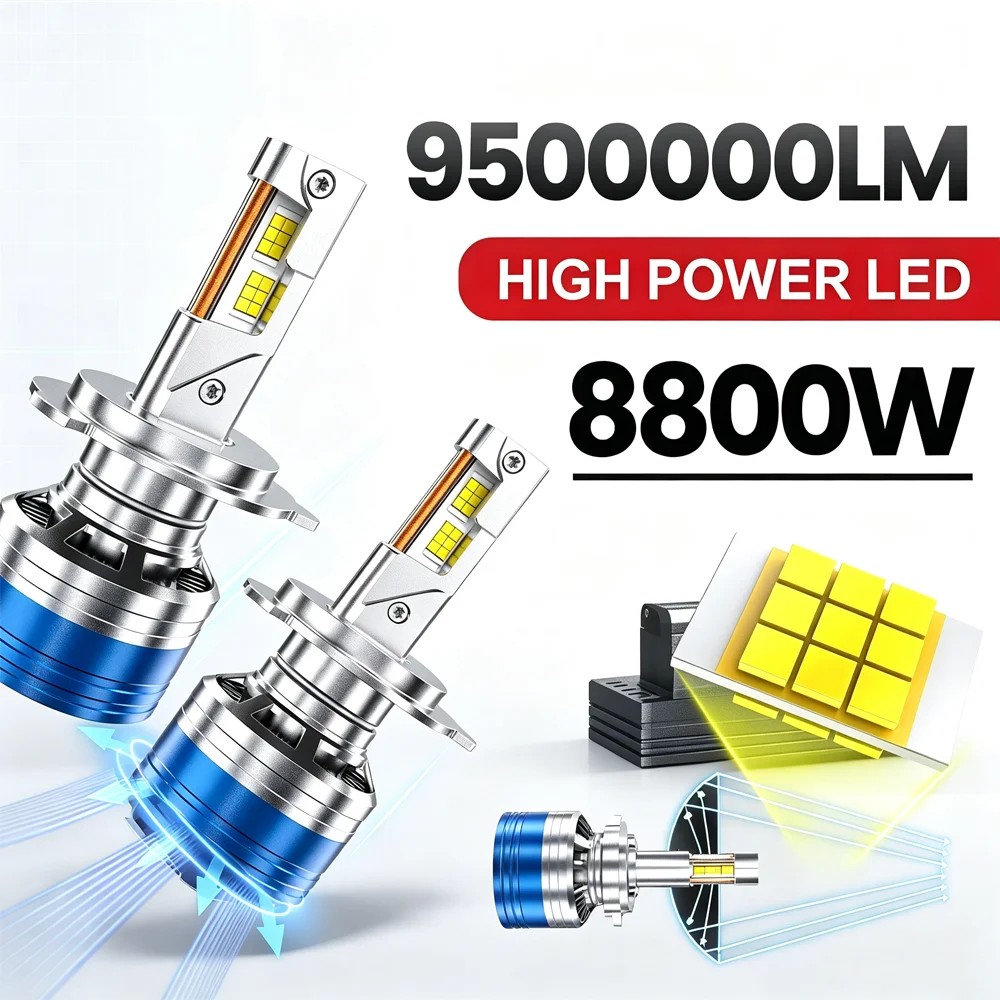 High Power Led Headlights 8580 CSP Canbus H1 H8 9005 HB3 9006 HB4 9012 HIR2 Turbo Lamp Car Led Fog Light 6000K Car Light Bulbs
High Power Led Headlights 8580 CSP Canbus H1 H8 9005 HB3 9006 HB4 9012 HIR2 Turbo Lamp Car Led Fog Light 6000K Car Light Bulbs