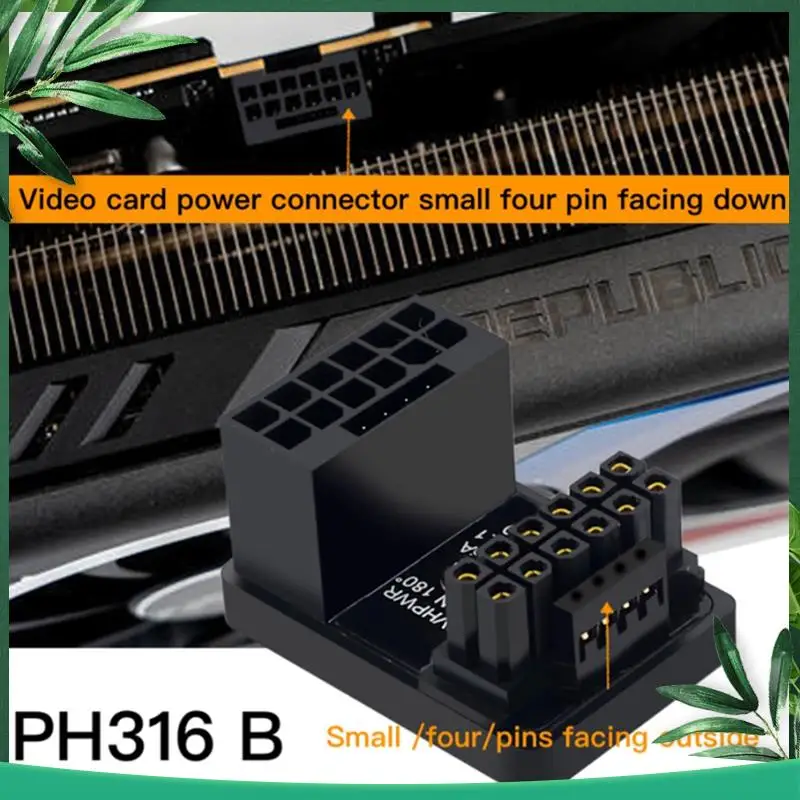 (NEW) Graphics Card GPU Power Supply Adapter 180 Degree U Turn Connector 12+4P 16P To 16P For Desktop Chassis Card
(NEW) Graphics Card GPU Power Supply Adapter 180 Degree U Turn Connector 12+4P 16P To 16P For Desktop Chassis Card