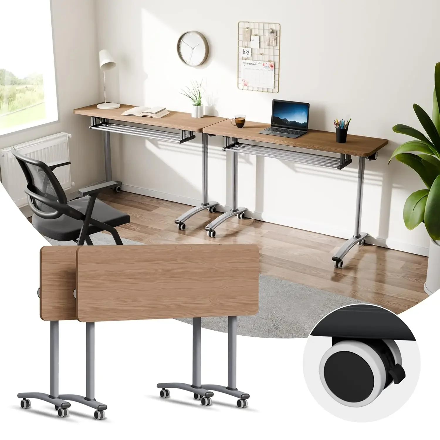Maple Folding Conference Table 47x16x30in Mobile Foldable Seminar Table Silent Wheels Office Classroom, Custom
Maple Folding Conference Table 47x16x30in Mobile Foldable Seminar Table Silent Wheels Office Classroom, Custom