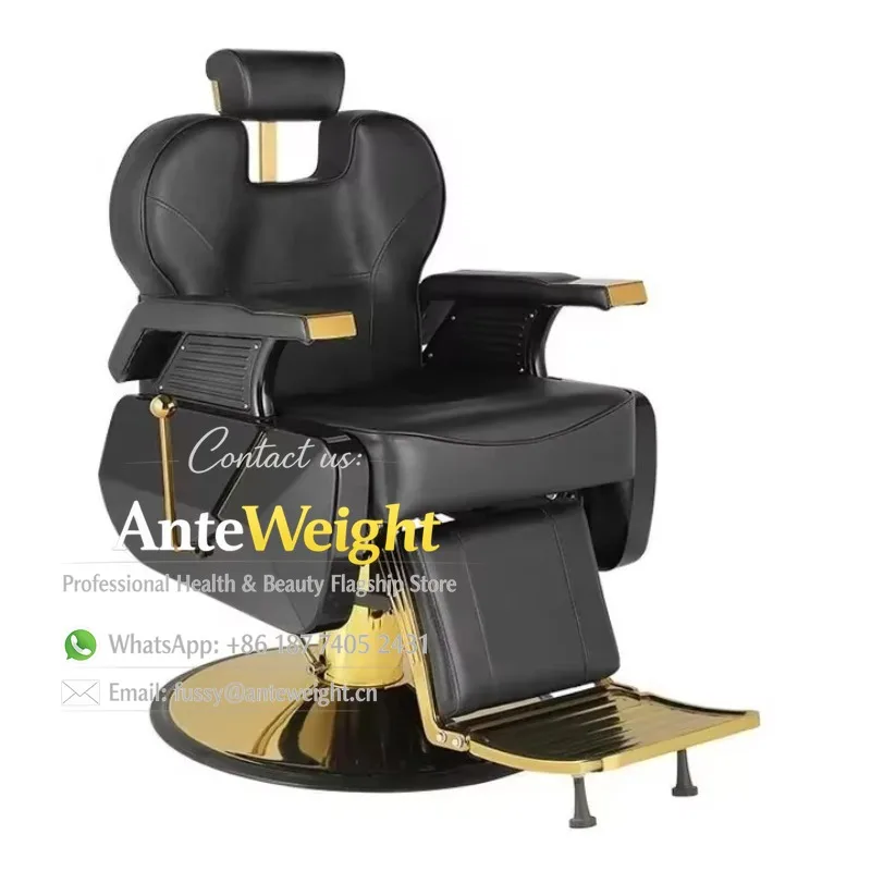 Antique Heavy Duty Hydraulic Man Barber Chair Salon Furniture Pu Leather Luxury Salon Furniture Set Gold
Antique Heavy Duty Hydraulic Man Barber Chair Salon Furniture Pu Leather Luxury Salon Furniture Set Gold