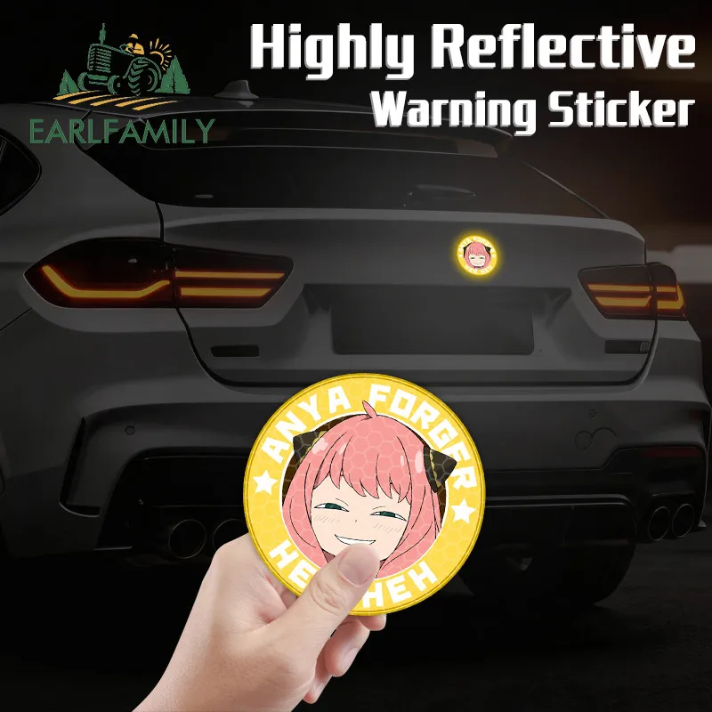 EARLFAMILY Anya Reflective Car Sticker Fashionable Scratch-Proof Caravan Motorcycle Tumbler JDM Decal Waterproof Car Accessories
EARLFAMILY Anya Reflective Car Sticker Fashionable Scratch-Proof Caravan Motorcycle Tumbler JDM Decal Waterproof Car Accessories
