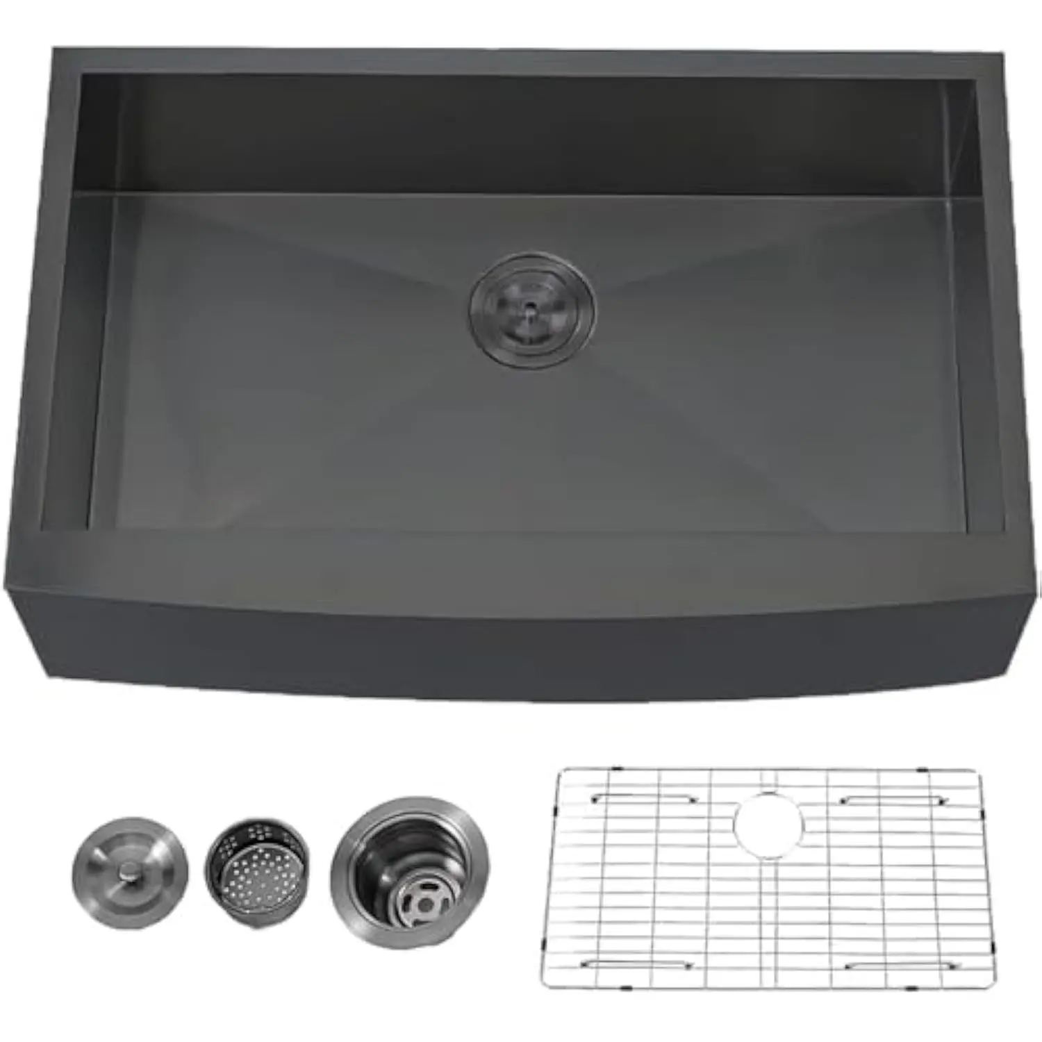 Black Farmhouse Sink 33 Inch, 33X22 Apron Front Farmhouse Kitchen Sink 16 Gauge Stainless Steel Undermount Deep Single Bowl Lux
Black Farmhouse Sink 33 Inch, 33X22 Apron Front Farmhouse Kitchen Sink 16 Gauge Stainless Steel Undermount Deep Single Bowl Lux
