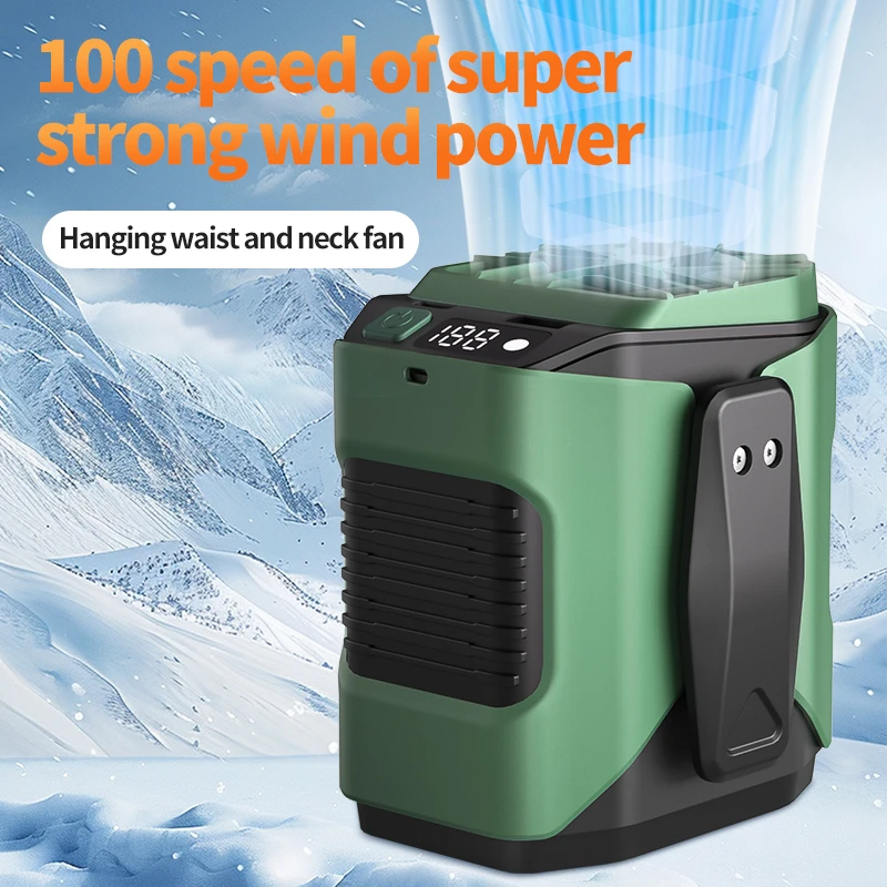 Waist Fan 6000mAh Portable Belt Clip Fan USB Rechargeable Hands-Free Wearable Cooling Fan for Outdoor Work Sports Camping Travel
Waist Fan 6000mAh Portable Belt Clip Fan USB Rechargeable Hands-Free Wearable Cooling Fan for Outdoor Work Sports Camping Travel