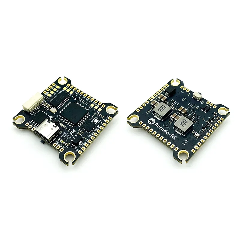 30,5 мм Aocoda-RC F4 V2 Полетный контроллер FPV OSD Встроенный 16 м барометр MPU6000 Betaflight / INAV
30,5 мм Aocoda-RC F4 V2 Полетный контроллер FPV OSD Встроенный 16 м барометр MPU6000 Betaflight / INAV