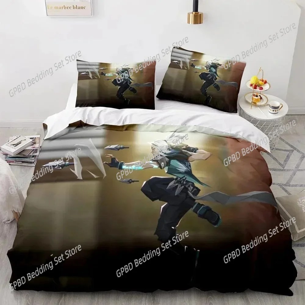 Game Valorant Neon Comfortable Duvet Quilt Cover Pillowcase Bedding Set Children Bedroom Decoration Home Textile
Game Valorant Neon Comfortable Duvet Quilt Cover Pillowcase Bedding Set Children Bedroom Decoration Home Textile