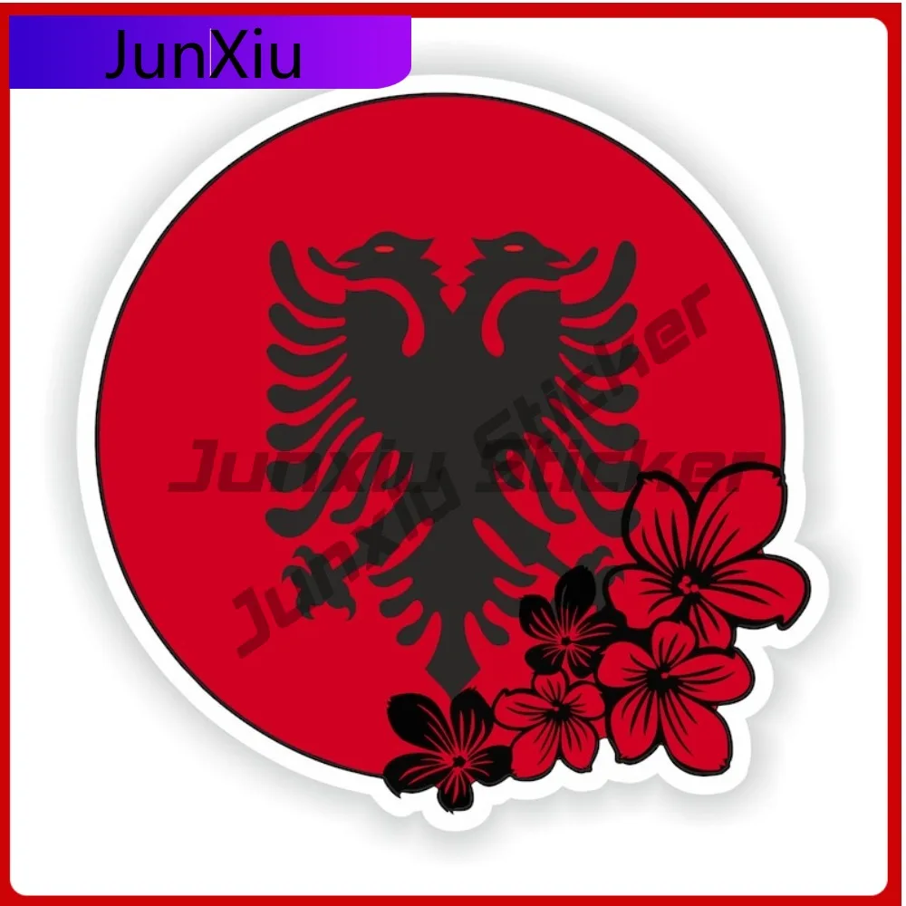 Albania Round Flag Flower With Double-headed Eagle National Emblem Stickers X500 Motorcycle Stickers Funny Car Decoration Occlus
Albania Round Flag Flower With Double-headed Eagle National Emblem Stickers X500 Motorcycle Stickers Funny Car Decoration Occlus