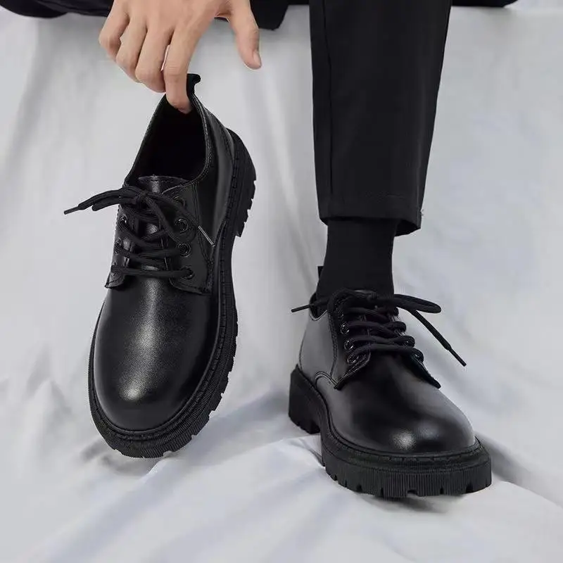 Kids'Casual Shoes Low-Cut Shoes Spring Shoes PU Leather Lace-UP Anti-slip Breathable Black Shoes Size 39-45
Kids'Casual Shoes Low-Cut Shoes Spring Shoes PU Leather Lace-UP Anti-slip Breathable Black Shoes Size 39-45