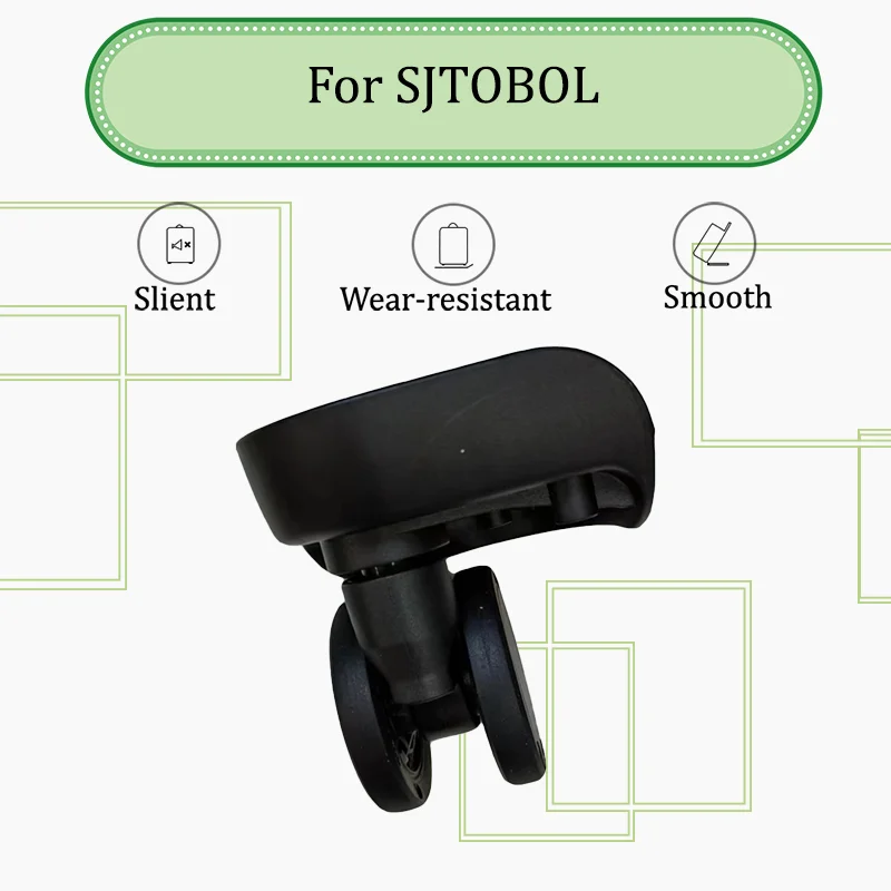 For SJTOBOL T09 Luggage Wheel Repair Kit - Silent Replacement Wheels Heavy-Duty 360° Swivel Wheels Easy Installation
For SJTOBOL T09 Luggage Wheel Repair Kit - Silent Replacement Wheels Heavy-Duty 360° Swivel Wheels Easy Installation