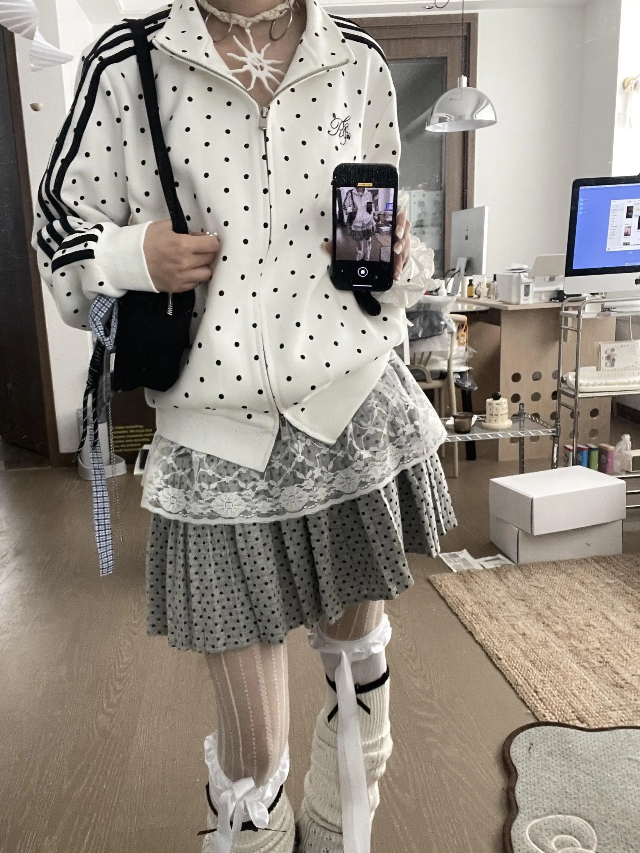 Autumn Winter Polka Dot Gymnastics Outfit Long Sleeve Outerwear Jacket Girls Japanese Style Original Sweet School Uniform JK ...
Autumn Winter Polka Dot Gymnastics Outfit Long Sleeve Outerwear Jacket Girls Japanese Style Original Sweet School Uniform JK ...