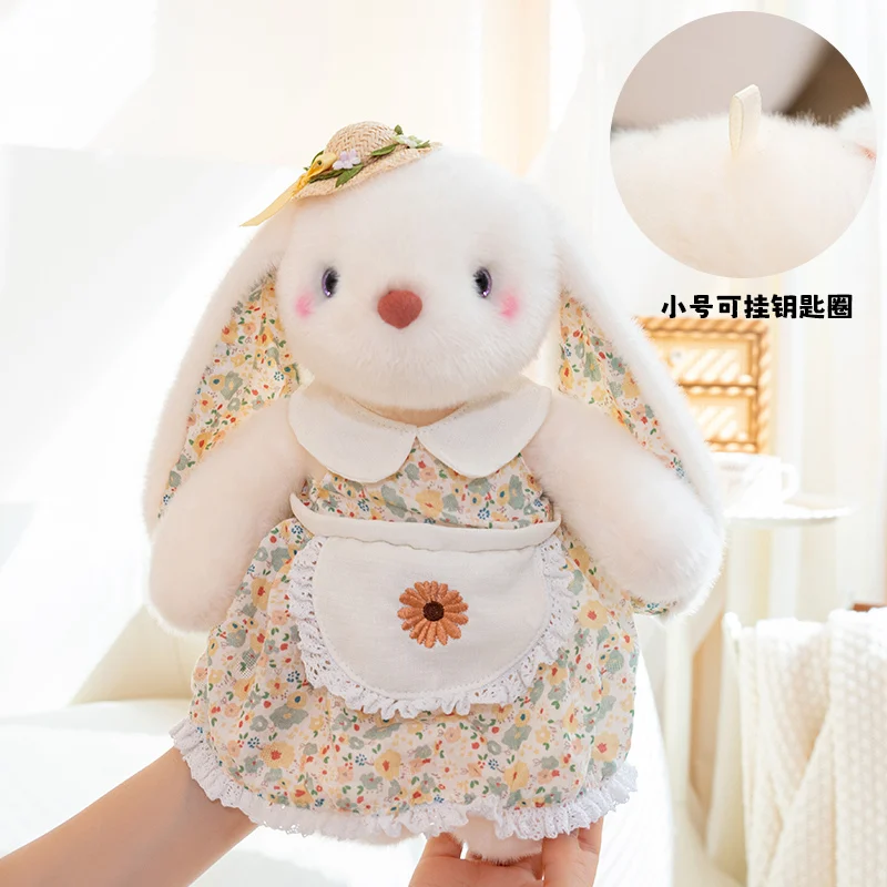 Cute Floral Dress Bunny Plush Toy 2 Styles, Soft Long Ear Rabbit Stuffed Animal with Apron and Hat, for Room Decor and Gifts.
Cute Floral Dress Bunny Plush Toy 2 Styles, Soft Long Ear Rabbit Stuffed Animal with Apron and Hat, for Room Decor and Gifts.