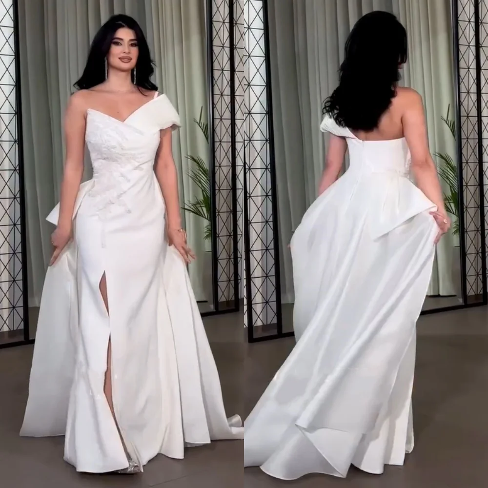 Customized Chinese Style Pleat Jersey Mermaid One-shoulder Long Dresses Bespoke Occasion Dresses Exquisite
Customized Chinese Style Pleat Jersey Mermaid One-shoulder Long Dresses Bespoke Occasion Dresses Exquisite
