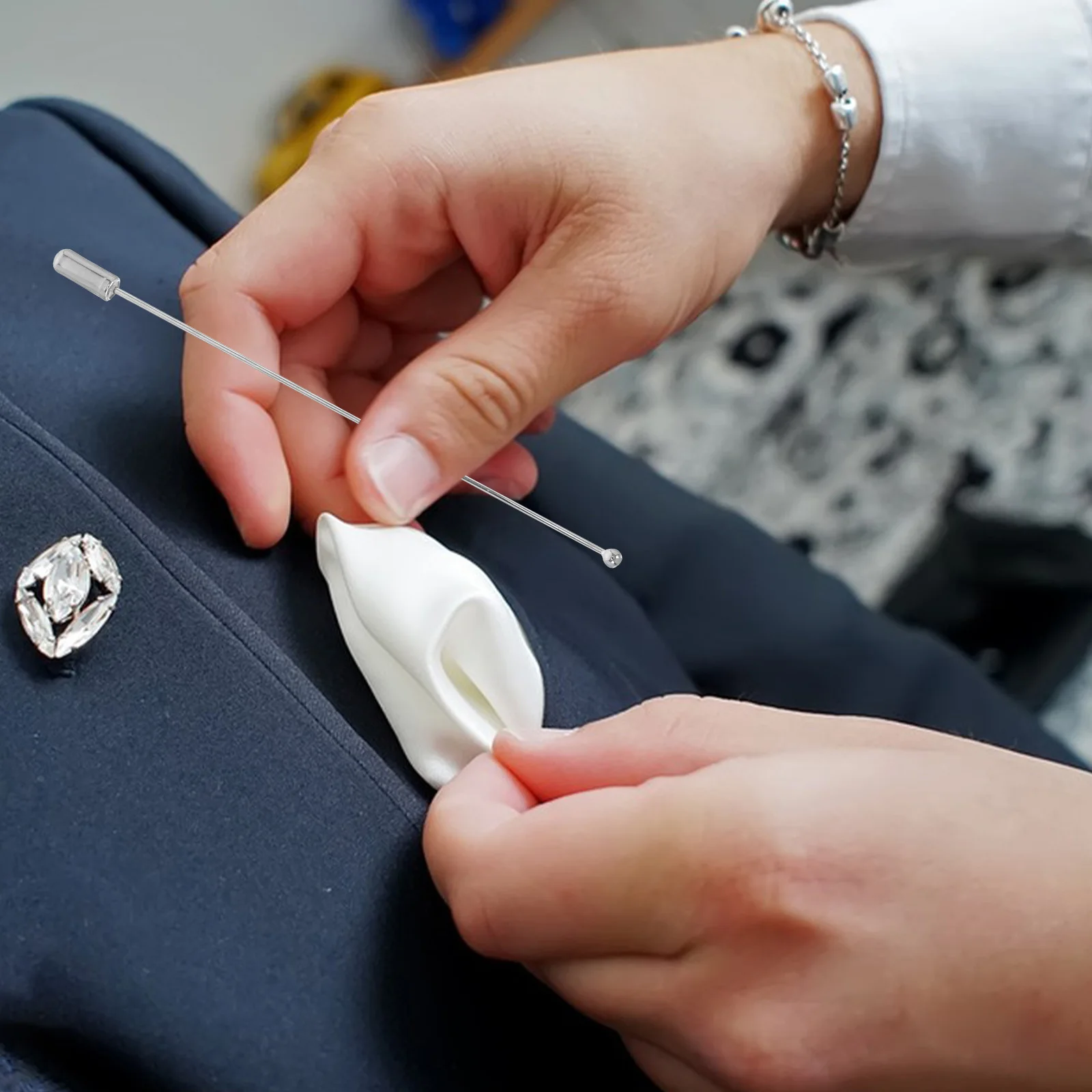 20Pcs Metal Boutonniere Pins Straight Corsage Stick Pins for DIY Crafts Clothing Accessories Hats Sweaters Lapels
20Pcs Metal Boutonniere Pins Straight Corsage Stick Pins for DIY Crafts Clothing Accessories Hats Sweaters Lapels