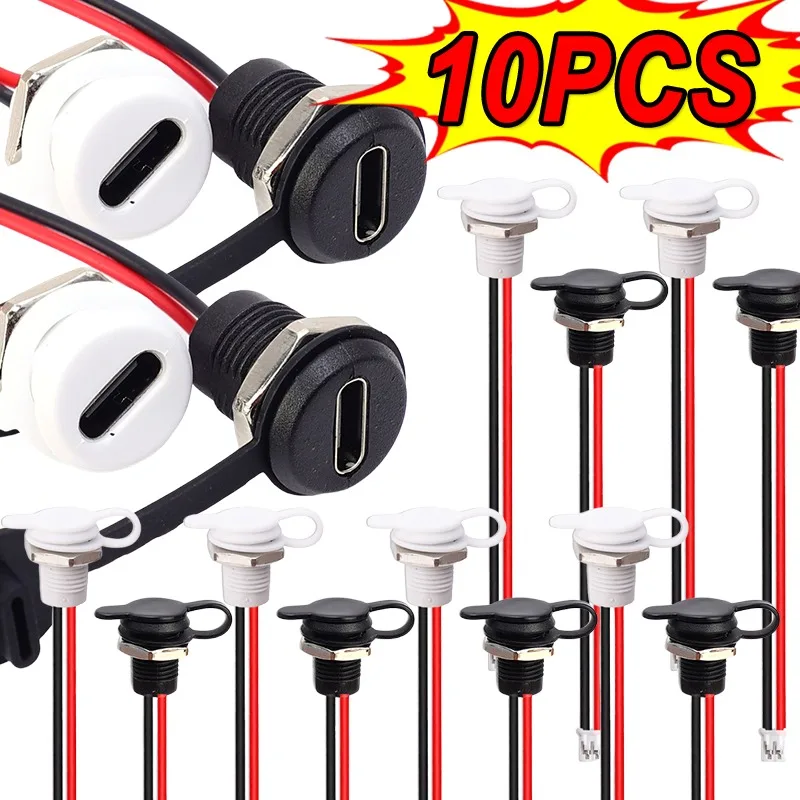 1-10PCS 2Pin Type-C Female Socket 3A Type-C Female Waterproof Jack Charging Port USB-C Charger Plug Socket Connector Accessory
1-10PCS 2Pin Type-C Female Socket 3A Type-C Female Waterproof Jack Charging Port USB-C Charger Plug Socket Connector Accessory