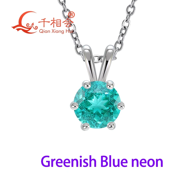 Подвеска-ожерелье из серебра S925 с выращенным в лаборатории неоновым сине-зеленым YAG-камнем (6,5 мм, круглый, цвет параиба), подарок
Подвеска-ожерелье из серебра S925 с выращенным в лаборатории неоновым сине-зеленым YAG-камнем (6,5 мм, круглый, цвет параиба), подарок