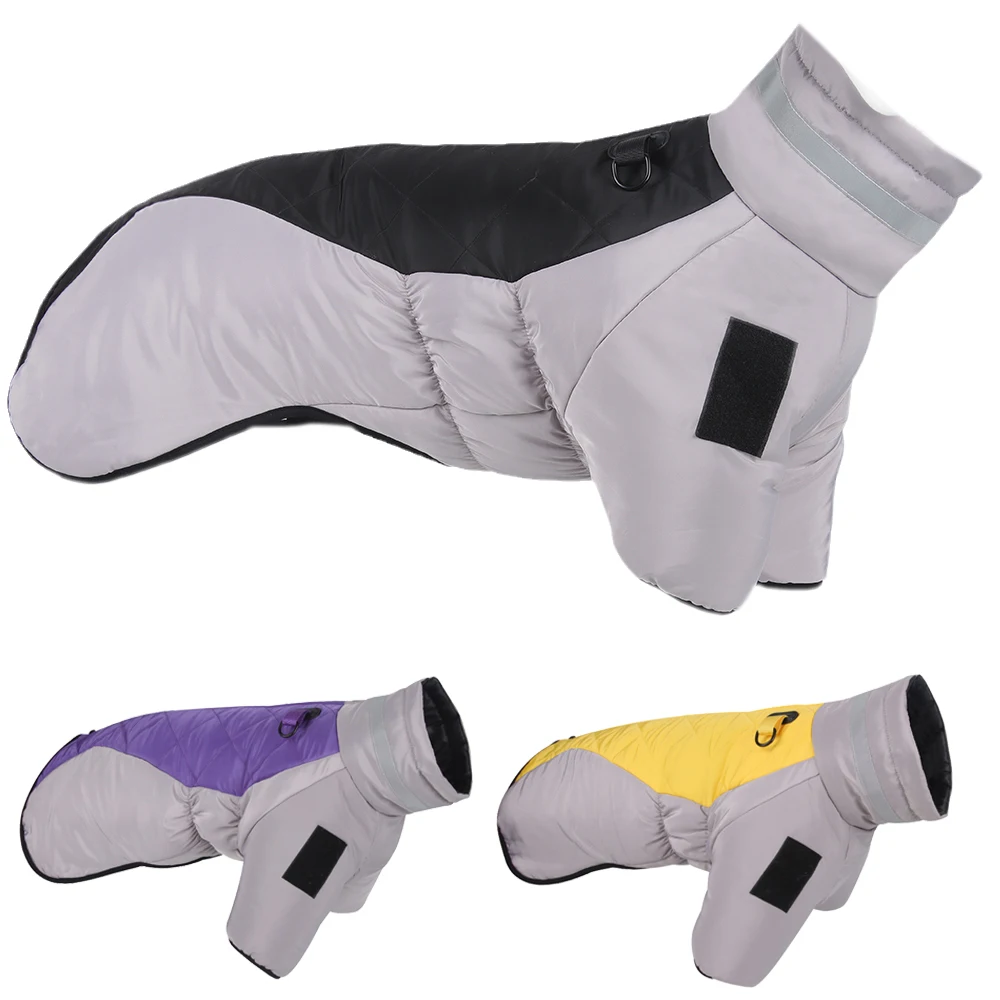 Hight Collar Big Dog Down Jacket Waterproof Reflective Winter Pet Coat for Medium Large Dogs Weimaraner Doberman Pet Clothing
Hight Collar Big Dog Down Jacket Waterproof Reflective Winter Pet Coat for Medium Large Dogs Weimaraner Doberman Pet Clothing