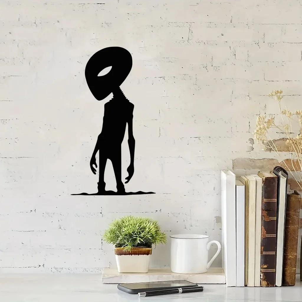 Crafts 1pc Alien Theme Decor Wall Art Decorations, Indoor Livingroom Black Classic Room Decor Wall decor metal wall hanging
Crafts 1pc Alien Theme Decor Wall Art Decorations, Indoor Livingroom Black Classic Room Decor Wall decor metal wall hanging