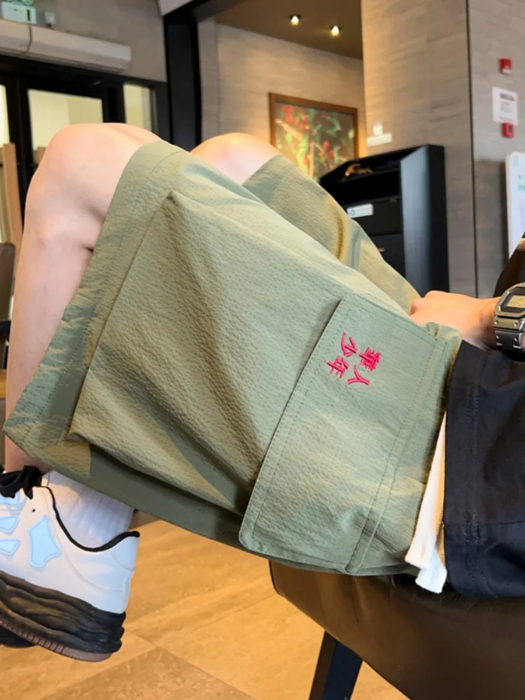 Men's Summer Thin Five-Quarter Loose Fit Workwear orts Qui Dry Casual Sports Pants Straight Leg Faionable Trendy Brand
Men's Summer Thin Five-Quarter Loose Fit Workwear orts Qui Dry Casual Sports Pants Straight Leg Faionable Trendy Brand