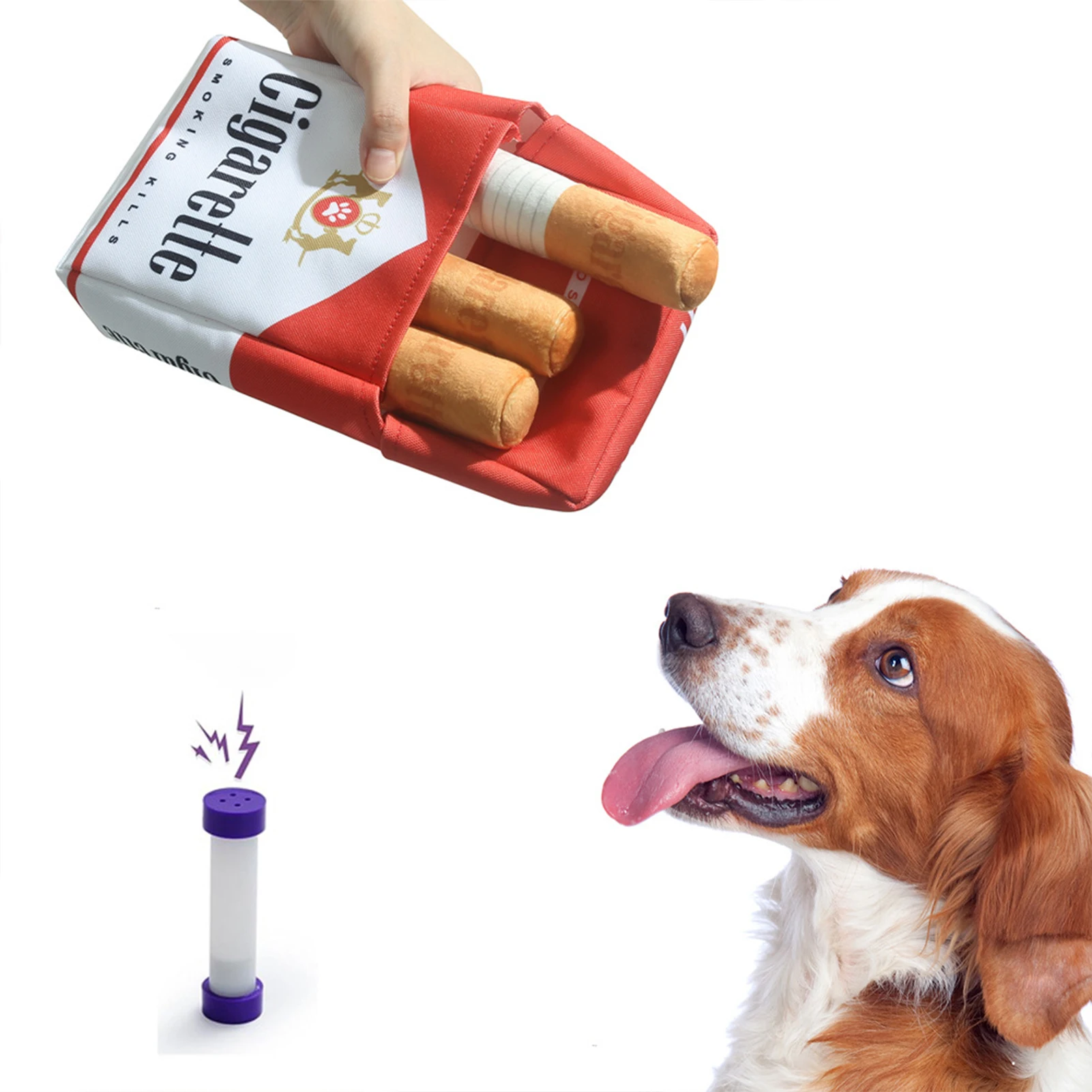 Голосная игрушка для собак, имитация коробки для сигарет, разглаживающая игрушка для домашних животных
Голосная игрушка для собак, имитация коробки для сигарет, разглаживающая игрушка для домашних животных