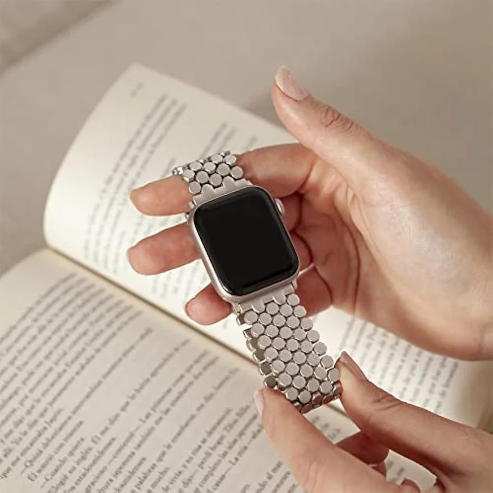 Браслет металлический для Apple Watch Band 44 мм 40 мм 45 мм 41 мм Ultra 2 49 мм, ремешок для iWatch Series 7 8 9 SE 4 5 6 42 мм 44 45 мм
Браслет металлический для Apple Watch Band 44 мм 40 мм 45 мм 41 мм Ultra 2 49 мм, ремешок для iWatch Series 7 8 9 SE 4 5 6 42 мм 44 45 мм