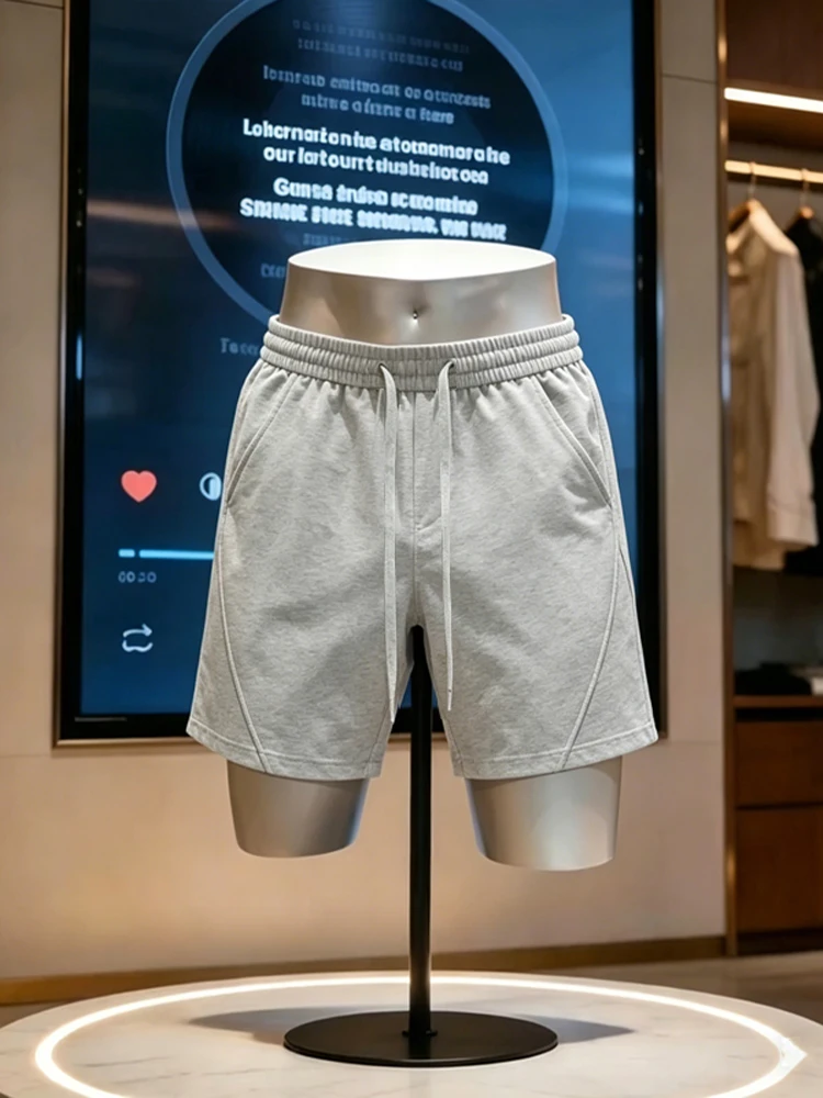 Cleanfit Light Grey Men's Sport Shorts Summer Fitness Training Basketball Outdoor Running Four-Five Length Pants Loose Fit Waist
Cleanfit Light Grey Men's Sport Shorts Summer Fitness Training Basketball Outdoor Running Four-Five Length Pants Loose Fit Waist