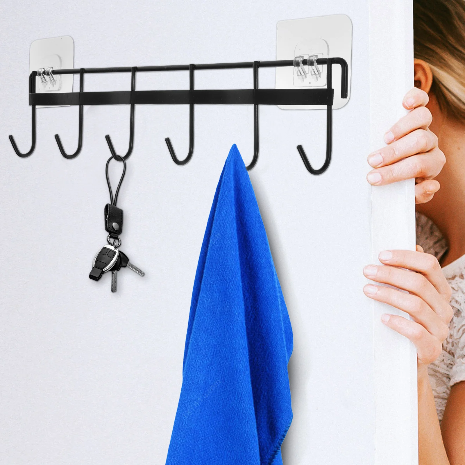 2 Pcs Hooks Storage Rack Adhesive Wall Mount Kitchen Coffee Mug Holder Wall Mount Utensils Holder Mug Rack Pot Hanger No Drill
2 Pcs Hooks Storage Rack Adhesive Wall Mount Kitchen Coffee Mug Holder Wall Mount Utensils Holder Mug Rack Pot Hanger No Drill