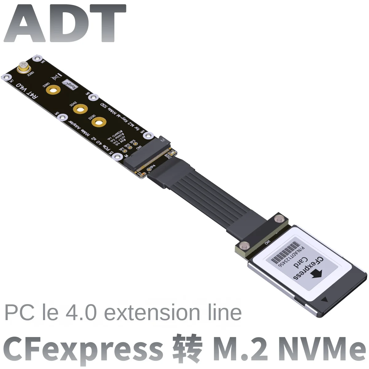 Удлинительный кабель CFexpress для M.2 NVMe, адаптер для карты памяти Nikon Sony Canon Panasonic Fuji
Удлинительный кабель CFexpress для M.2 NVMe, адаптер для карты памяти Nikon Sony Canon Panasonic Fuji