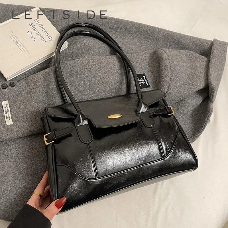 LEFTSIDE Short Handle PU Leather Tote Bags for Women 2025 Spring Luxury Trend Y2K Ladies Shoulder Bag Females Hand Bag Handbags
LEFTSIDE Short Handle PU Leather Tote Bags for Women 2025 Spring Luxury Trend Y2K Ladies Shoulder Bag Females Hand Bag Handbags