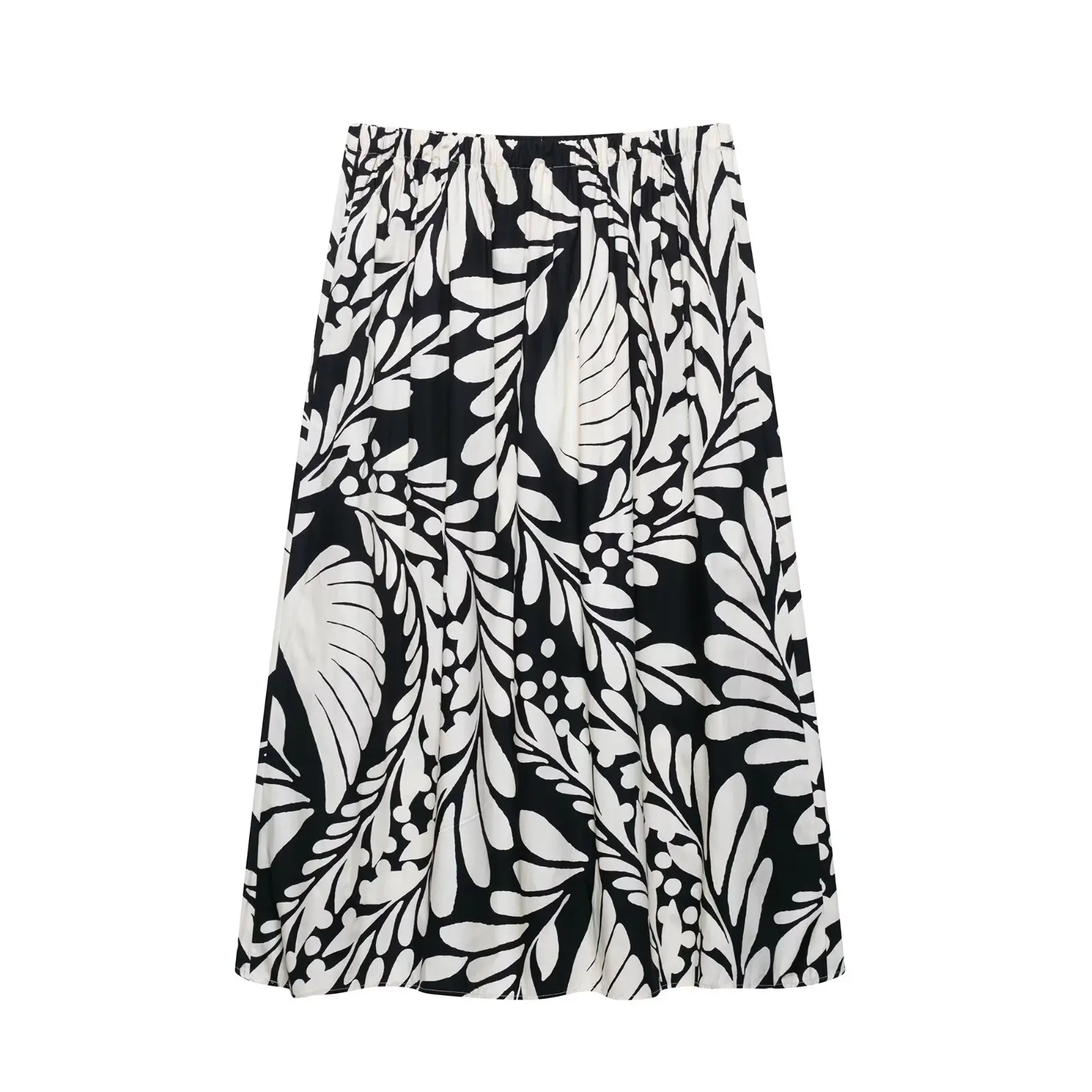 European and American style 2025 new elastic high waist skirt fashionable and versatile retro A-line skirt
European and American style 2025 new elastic high waist skirt fashionable and versatile retro A-line skirt