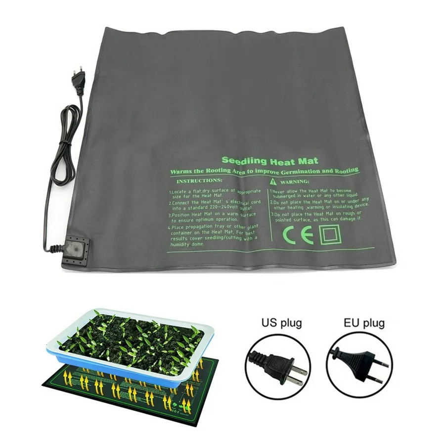 52x52cm 45W Seedling Heat Mat Plant Seed Germination Warm Hydroponic Heating Pad
52x52cm 45W Seedling Heat Mat Plant Seed Germination Warm Hydroponic Heating Pad