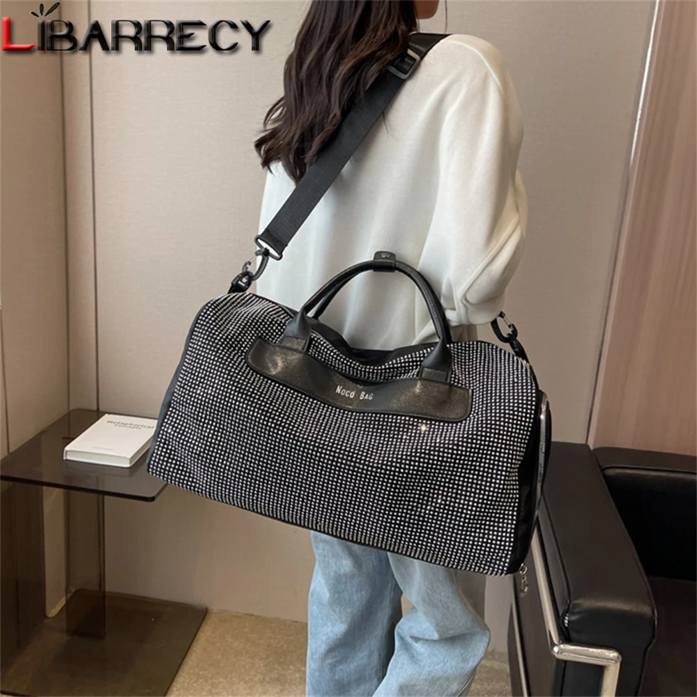 Diamond-studded Design Large Capacity Ladies Shoulder Bag Solid Color High Quality Nylon Women Handbags New Women Crossbody Bags
Diamond-studded Design Large Capacity Ladies Shoulder Bag Solid Color High Quality Nylon Women Handbags New Women Crossbody Bags