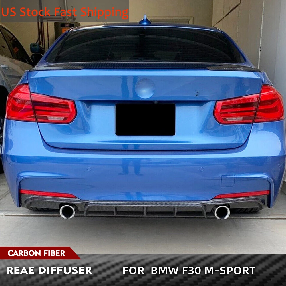 Автомобильный задний бампер, диффузор, спойлер для губ для BMW F30 F31 M Sport Bumper 2012-2017 с одним выхлопом и двумя выходами, спойлер из углеродного волокна
Автомобильный задний бампер, диффузор, спойлер для губ для BMW F30 F31 M Sport Bumper 2012-2017 с одним выхлопом и двумя выходами, спойлер из углеродного волокна