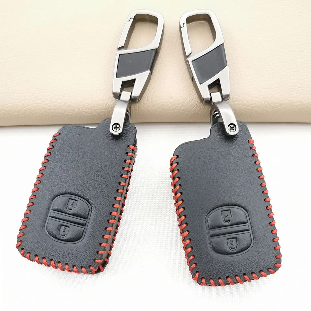 2 Buttons Remote Key Holder Cover Fob for Toyota Auris Land Cruiser Prius Alphard Aqua Leather Car Key Case Set Auto Protective
2 Buttons Remote Key Holder Cover Fob for Toyota Auris Land Cruiser Prius Alphard Aqua Leather Car Key Case Set Auto Protective