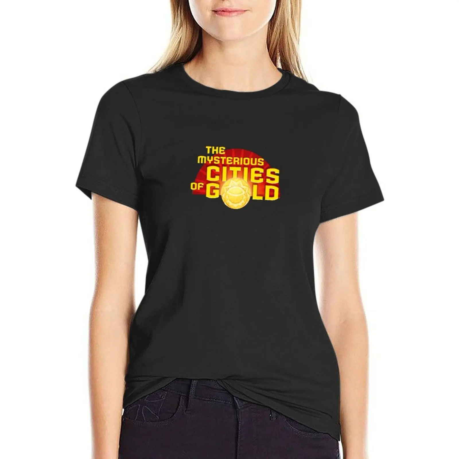 The Mysterious Cities Of Gold Logo T-Shirt plain tops animal print animal prinfor T-shirt Women
The Mysterious Cities Of Gold Logo T-Shirt plain tops animal print animal prinfor T-shirt Women