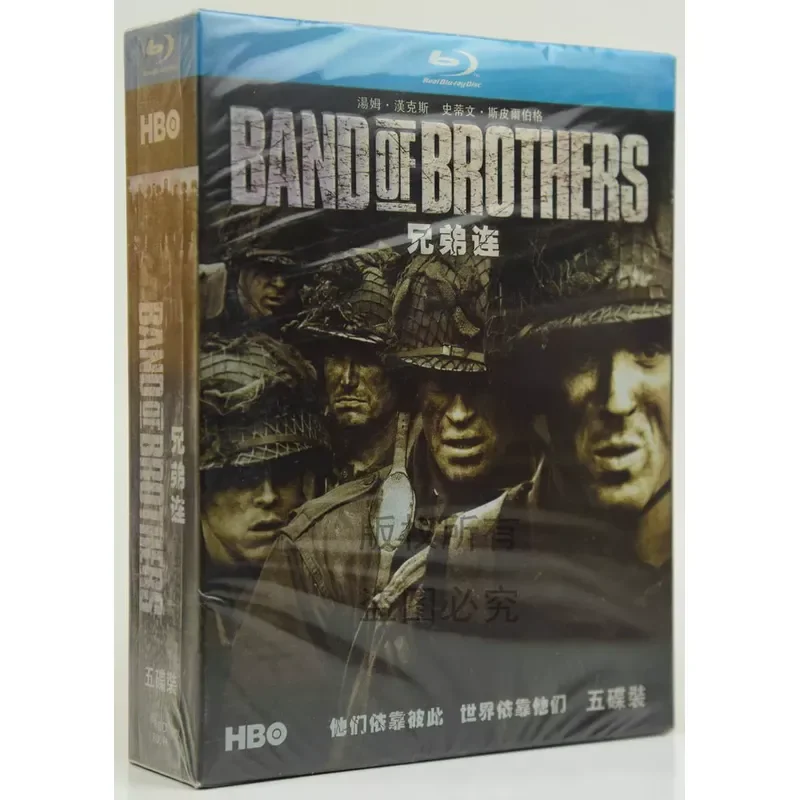 Blu-ray American WWII War TV Series Brothers High Definition Disc 1080P 5BD Disc Non-DVD Disc
Blu-ray American WWII War TV Series Brothers High Definition Disc 1080P 5BD Disc Non-DVD Disc
