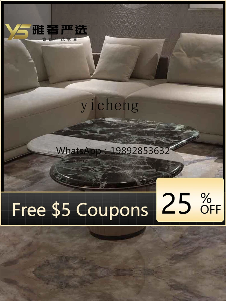 ZZ simple luxury double color coffee table combination modern minimalist home living room coffee table
ZZ simple luxury double color coffee table combination modern minimalist home living room coffee table