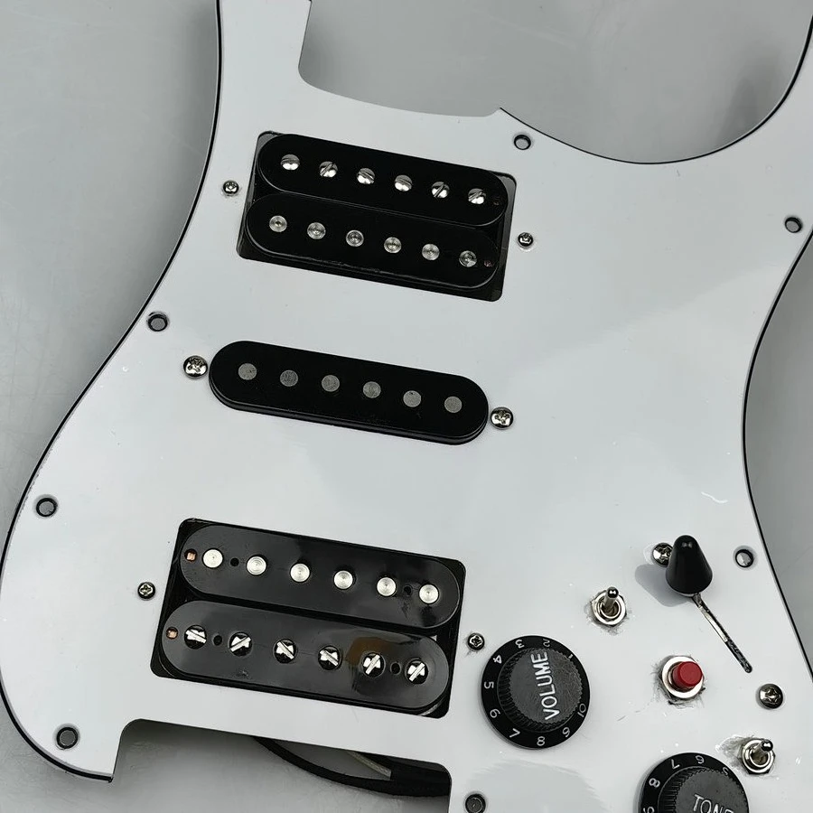 Best Offer Prewired HSH Loaded Pickguard with Ainico5 Pickup 3-Ply Humbucker Single Coil Pickups Assembly for ST Str/at Guitar
Best Offer Prewired HSH Loaded Pickguard with Ainico5 Pickup 3-Ply Humbucker Single Coil Pickups Assembly for ST Str/at Guitar