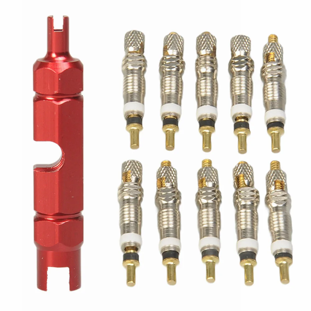 10Pcs Replacement VALVE CORES For Bicycle Mountain Road/MTB Bike Aluminum Alloy Tubeles Tubes Repair Tire Service Parts
10Pcs Replacement VALVE CORES For Bicycle Mountain Road/MTB Bike Aluminum Alloy Tubeles Tubes Repair Tire Service Parts