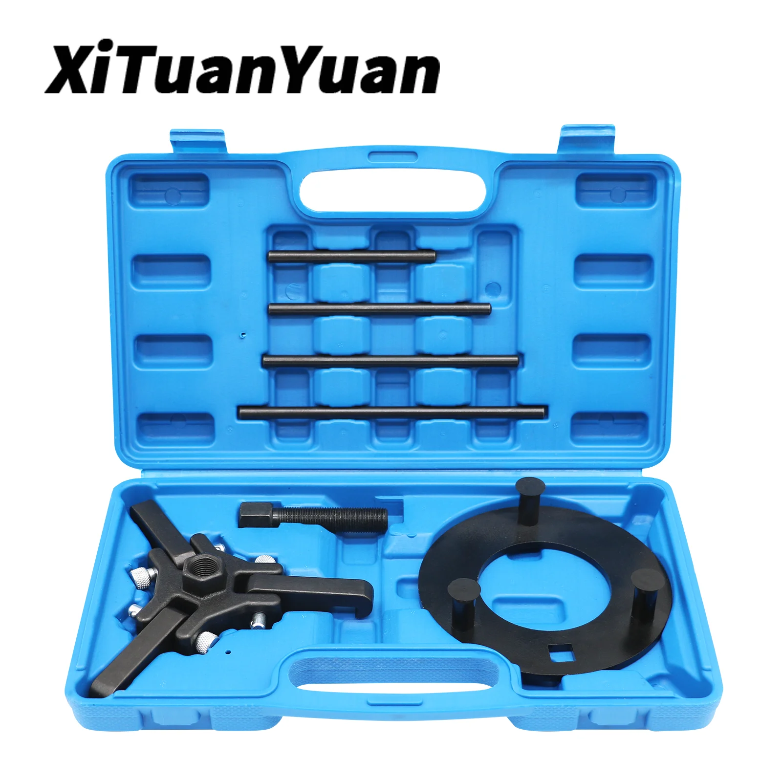 Harmonic Balancer Puller Crankshaft Pulley Removal Tool Steering Wheel Puller Kit
Harmonic Balancer Puller Crankshaft Pulley Removal Tool Steering Wheel Puller Kit