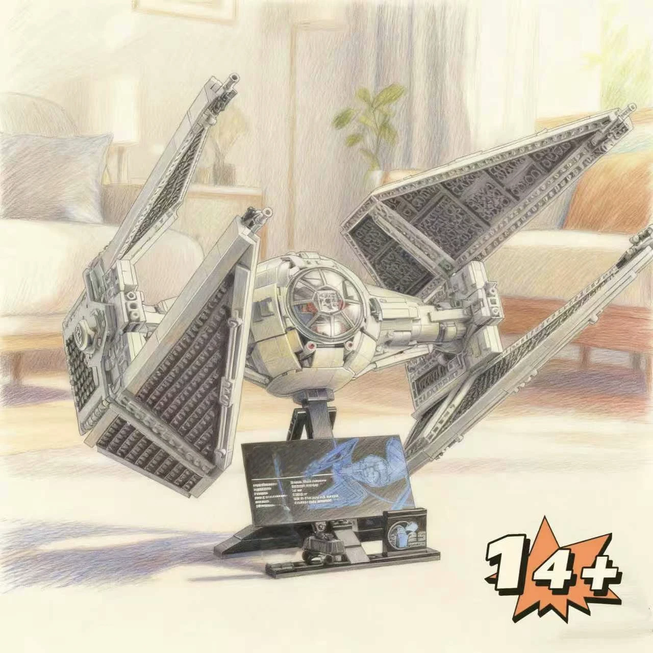 1931pcs Star Interstellar Conflict Spaceship Imperial Fighters TIE Interceptors 75382 Building Blocks Model Toy Birthday Gift
1931pcs Star Interstellar Conflict Spaceship Imperial Fighters TIE Interceptors 75382 Building Blocks Model Toy Birthday Gift